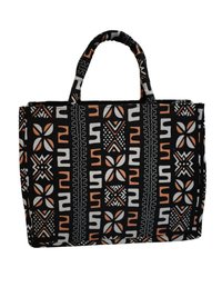 CoquetteKouture Brown Ankara Handbag