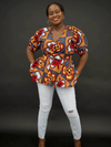 Hanie Peplum Top