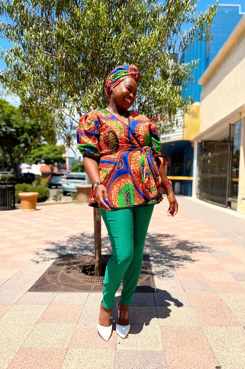 Jara Peplum Top