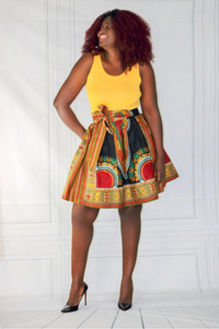 Dashie Black Midi Skirt