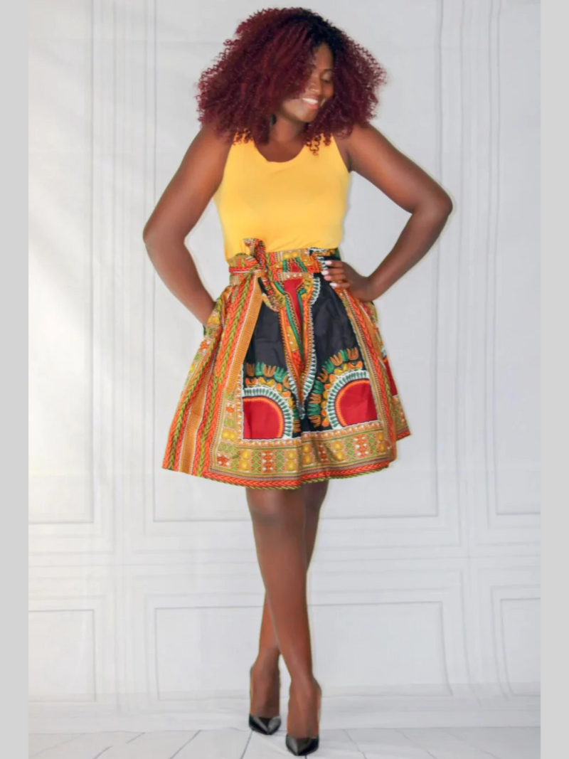Dashie Black Midi Skirt