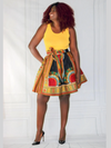 Dashie Black Midi Skirt