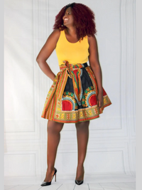 Dashie Black Midi Skirt