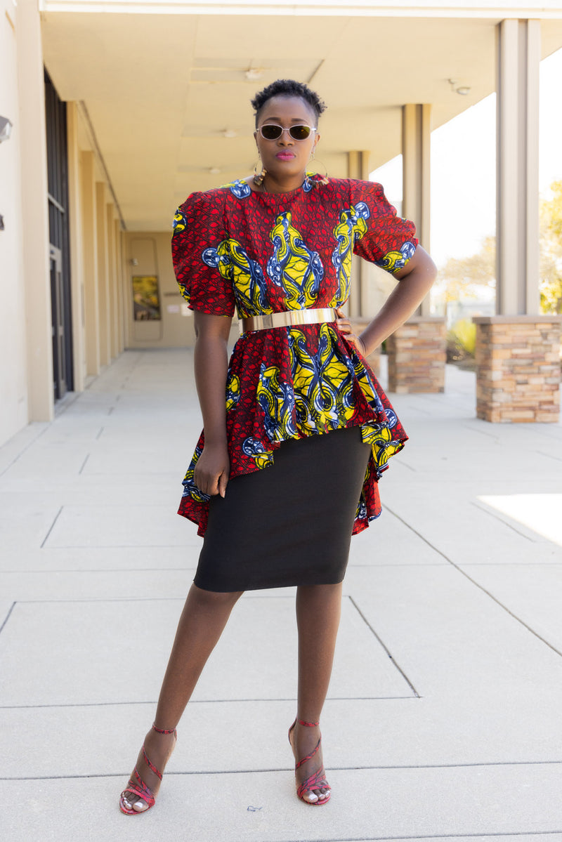 Yaade Peplum Top