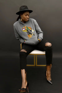 Cocoa African Map Hoodie