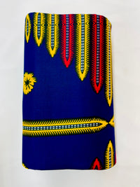 Navy Blue Ankara Fabric