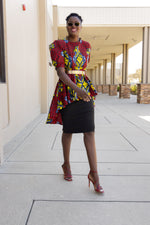 Yaade Peplum Top