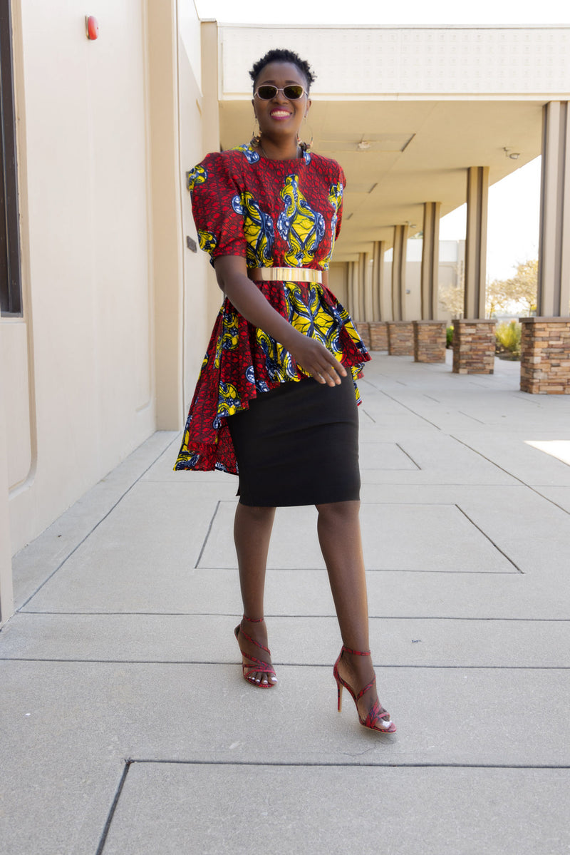 Yaade Peplum Top